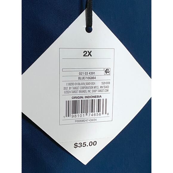 Ava & Viv Balloon Sleeve Woven Dress 2X Cottagecore Peasant Milkmaid Boho NWT - Picture 8 of 9